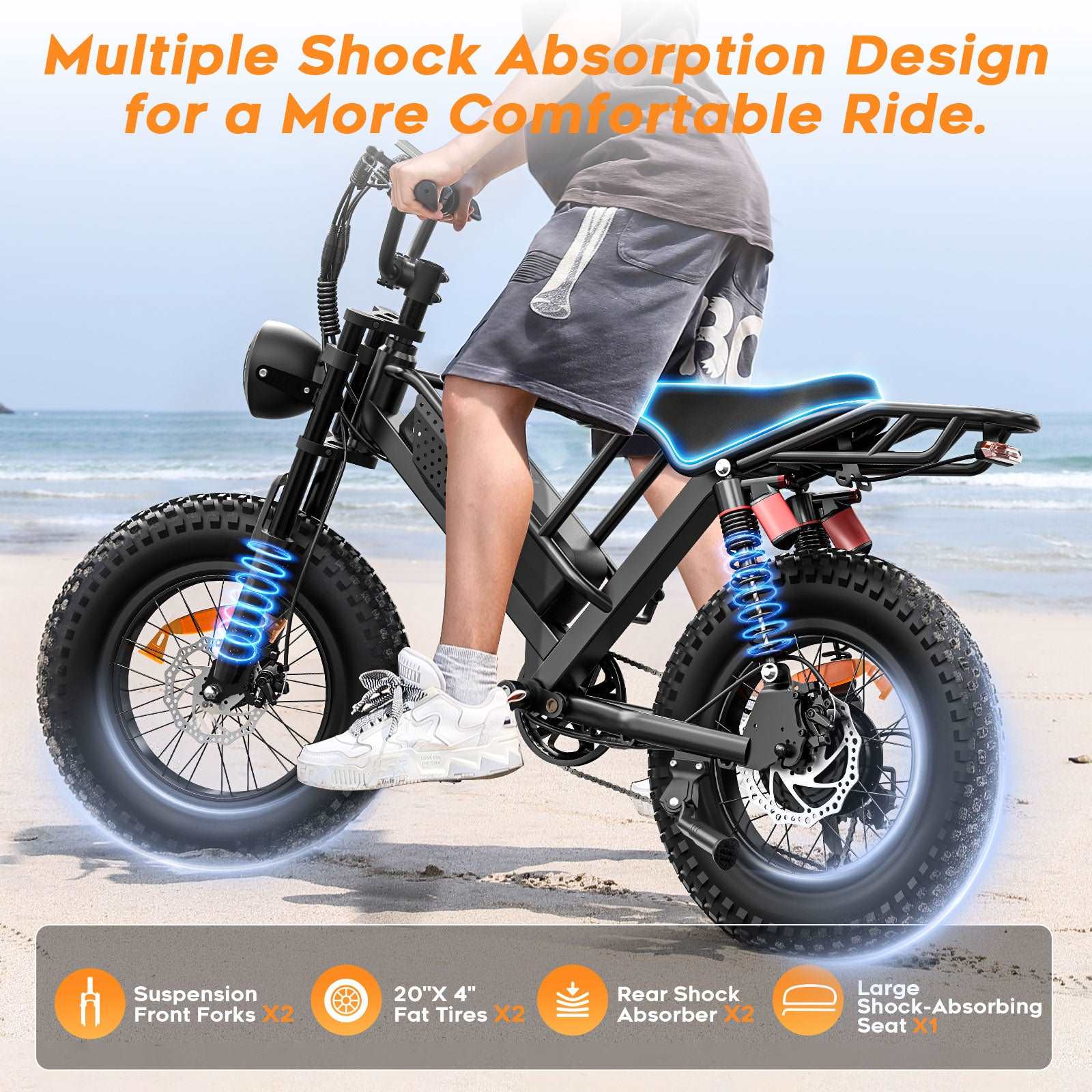 SpaceWalk M7 Electric Bike ‎for Adults