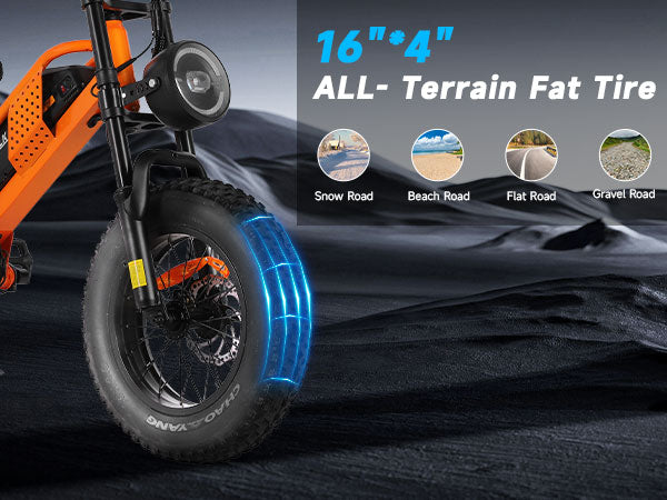 EilleoBike 16 inch Ebike Outer Tire for M6